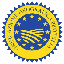 Logo dell'Indicazione Geografica Protetta (IGP) europeo.